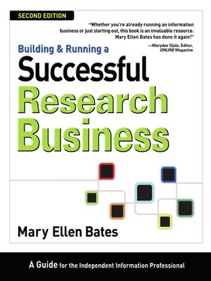cover image of Building & Running a Successful Research Business